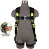 Safewaze PRO Full Body Harness: 1D, MB Chest, TB Legs, Trauma relief, XS 023-1235